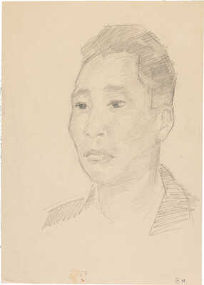 Фальк Роберт Рафаилович. Мужской портрет. Самарканд